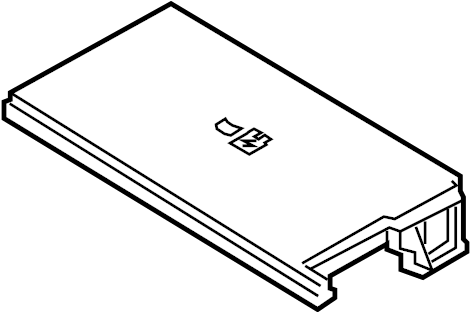 Ford Police Interceptor Utility Fuse Box Cover (Upper) - FU5Z14A003C