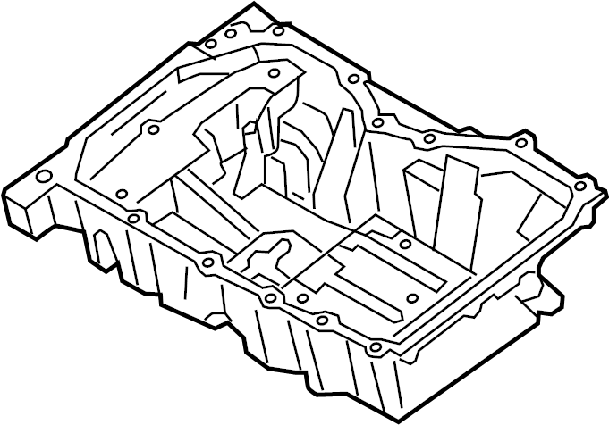 View GB5Z6675A Engine Oil Pan Full-Sized Product Image