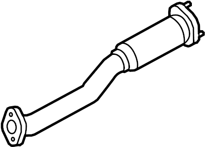 View DB5Z5G203B Pipe. Exhaust. Tube. (Front) Full-Sized Product Image