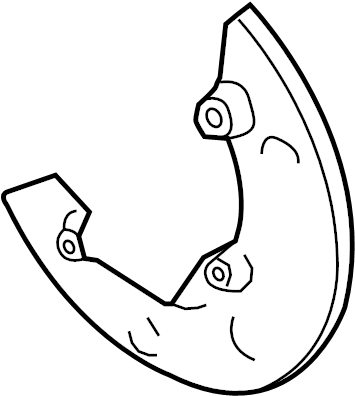 View DG1Z2K004B Brake Dust Shield Full-Sized Product Image