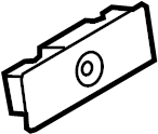 View EB5Z19C149BA Audio Auxiliary Jack Trim Plate Full-Sized Product Image