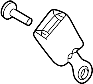 View BB5Z78613D48AB Seat Belt Receptacle Full-Sized Product Image