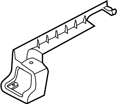 View BB5Z7861749AF Seat Track Cover (Front) Full-Sized Product Image