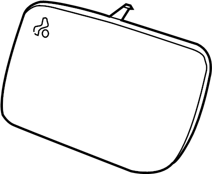 View BB5Z17K707D Door Mirror Glass (Rear) Full-Sized Product Image