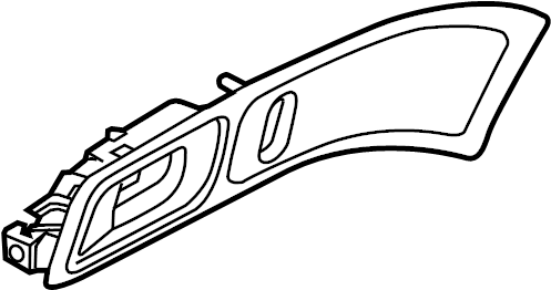 View FB5Z7822601DH Interior Door Handle Full-Sized Product Image
