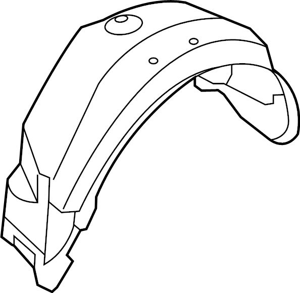View FB5Z7828370C Quarter Panel Splash Shield Full-Sized Product Image