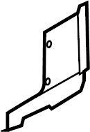 View BB5Z7827947A Quarter Panel Reinforcement (Rear, Upper, Lower) Full-Sized Product Image