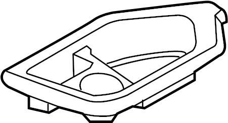 View BB5Z7813560AG Interior Quarter Panel Cup Holder Full-Sized Product Image