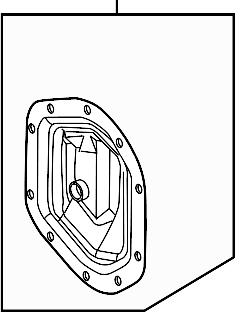 View 7E5Z4033A Differential Cover (Rear) Full-Sized Product Image