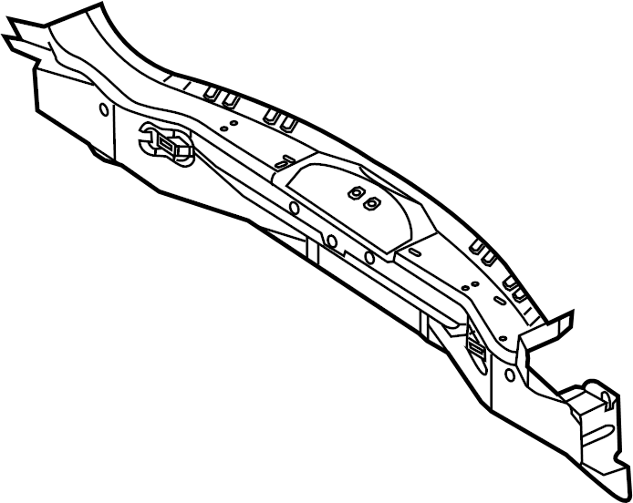View CP9Z5447076A Bracket. Spare. (Rear) Full-Sized Product Image