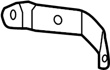 View FB5Z17D943A Bracket. Support. Bumper. (Upper) Full-Sized Product Image