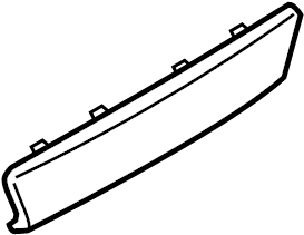 View FB5Z17F000BPTM Bumper Trim (Upper) Full-Sized Product Image