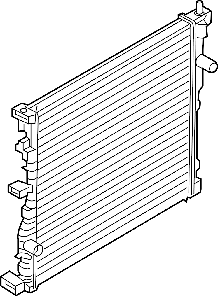 View L1MZ8005L Radiator Full-Sized Product Image