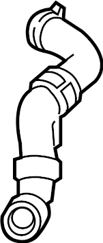 View L1MZ8260N Radiator Coolant Hose (Upper, Lower) Full-Sized Product Image