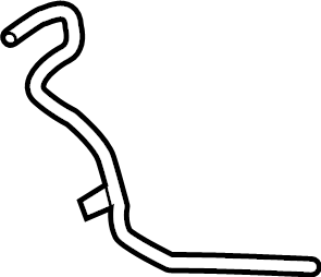 View L1MZ8A365CAC Engine Coolant Overflow Hose Full-Sized Product Image