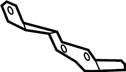 View L1MZ7B147J Transmission Oil Cooler Line Bracket (Rear) Full-Sized Product Image