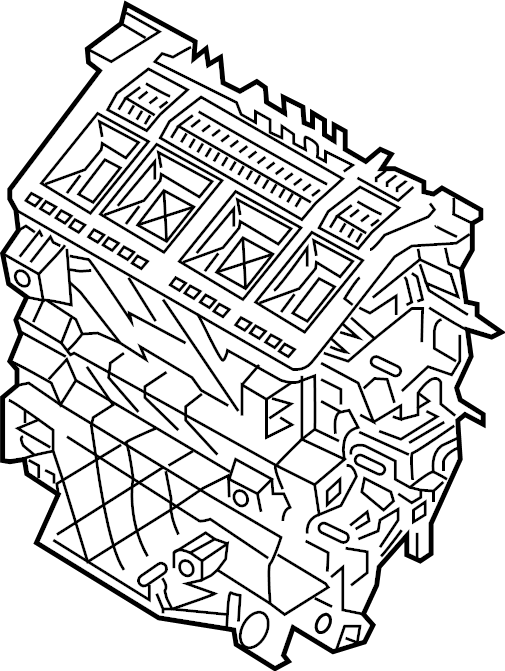View L1MZ18471ND HVAC Air Inlet Housing Full-Sized Product Image