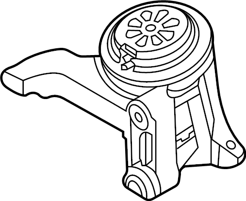 View L1MZ6038Q Engine Mount (Front) Full-Sized Product Image
