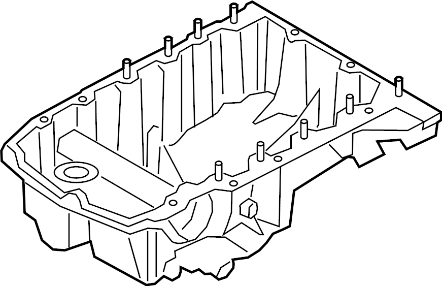 View L1MZ6675B Engine Oil Pan Full-Sized Product Image