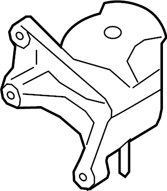 View L1MZ6038M Engine Mount (Front) Full-Sized Product Image