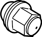 View ACPZ1012N Wheel Lug Nut Full-Sized Product Image