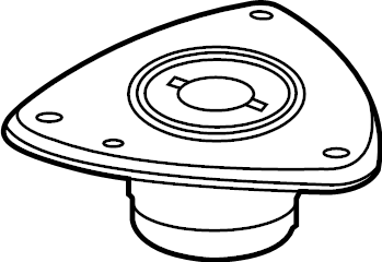 View LB5Z3A197A Suspension Strut Mount (Upper) Full-Sized Product Image