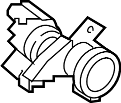 View H1BZ11572A Ignition Switch Full-Sized Product Image