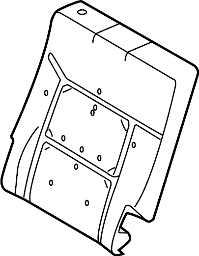 View LB5Z7866801G Seat Back Cushion (Rear, Upper) Full-Sized Product Image