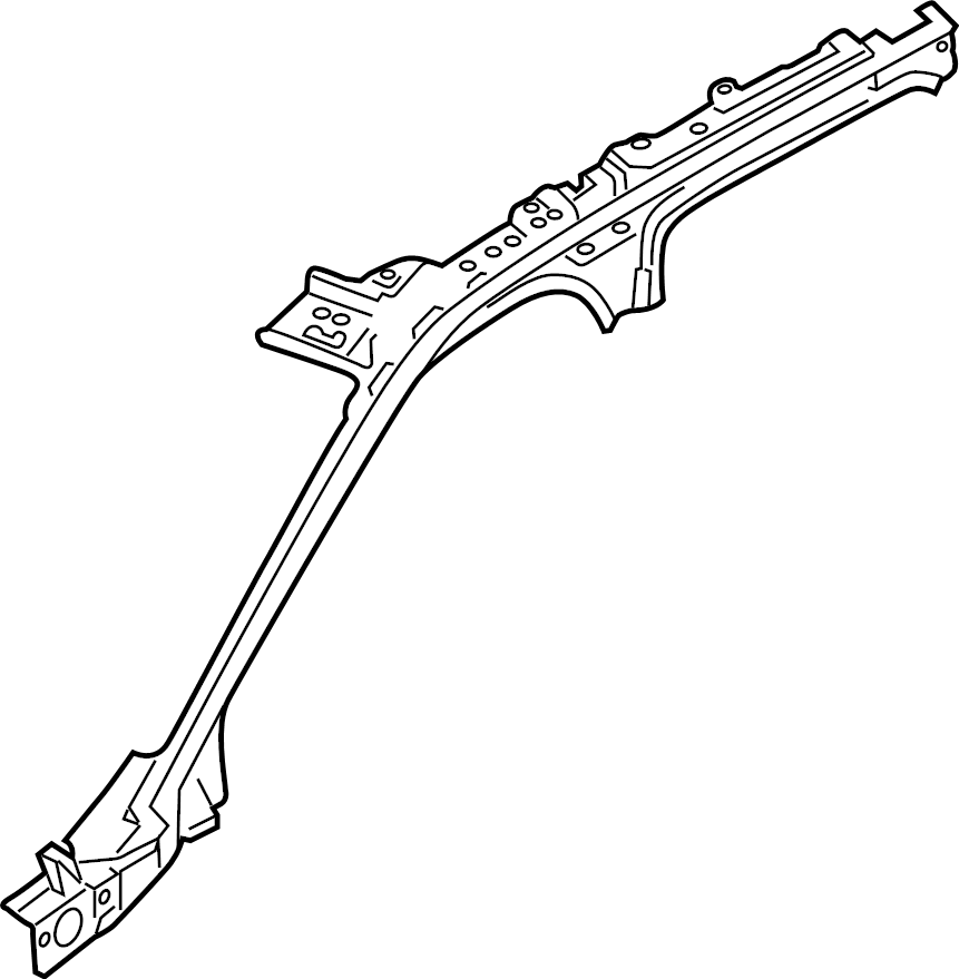 View LB5Z7851186A Roof Side Rail (Upper) Full-Sized Product Image