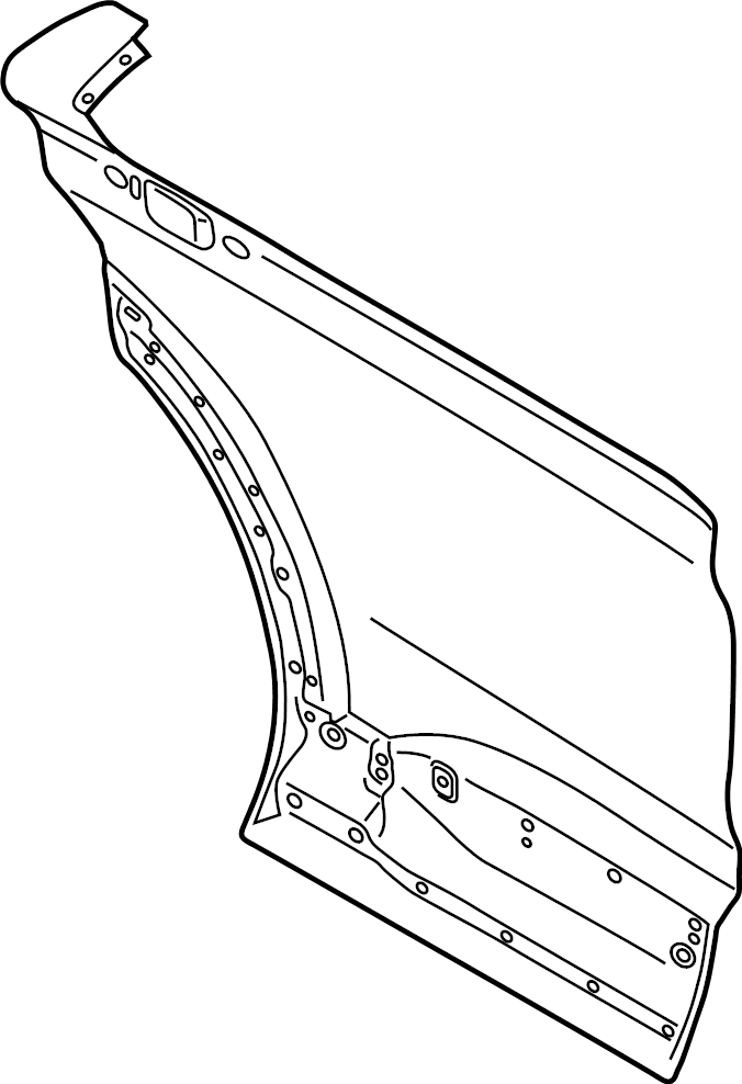View LB5Z7824700A Door Outer Panel Full-Sized Product Image
