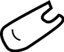 View LB5Z17C526A Back Glass Wiper Arm Cap Full-Sized Product Image