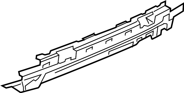 View LB5Z17E855C Bumper Cover Reinforcement (Lower) Full-Sized Product Image