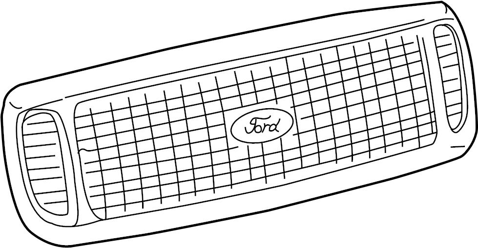 View 6C3Z8200BC Grille (Lower) Full-Sized Product Image