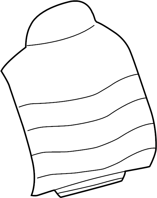 View 2C3Z2564811AA Pad. Seat. Frame. (Upper) Full-Sized Product Image