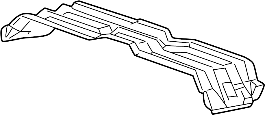 View F81Z2510776AA Floor Pan Crossmember (Front, Rear, Upper) Full-Sized Product Image
