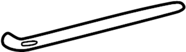 View F81Z2520758AA Door Seal (Lower) Full-Sized Product Image