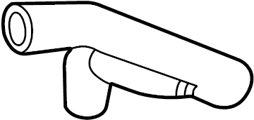 View XC3Z8260DA Radiator Coolant Hose (Upper, Lower) Full-Sized Product Image