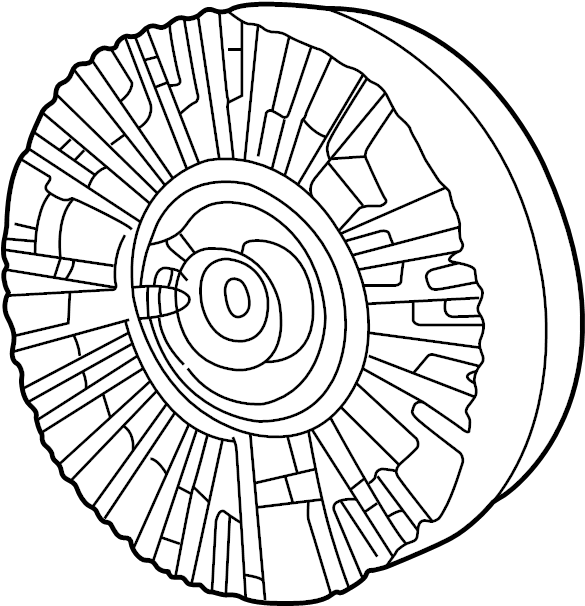 View AU2Z8A616L Engine Cooling Fan Clutch Full-Sized Product Image