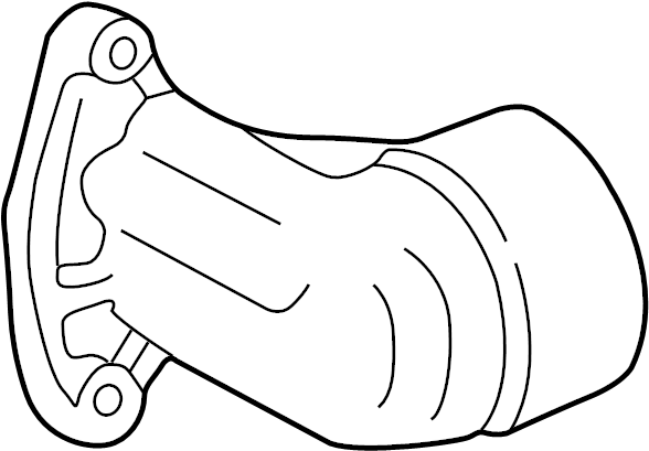 View F81Z6881BA Engine Oil Filter Adapter Full-Sized Product Image