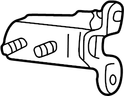 View 4C3Z2626800BA Door Hinge (Upper) Full-Sized Product Image