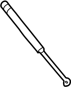 View F81Z16C826AB Hood Lift Support Full-Sized Product Image