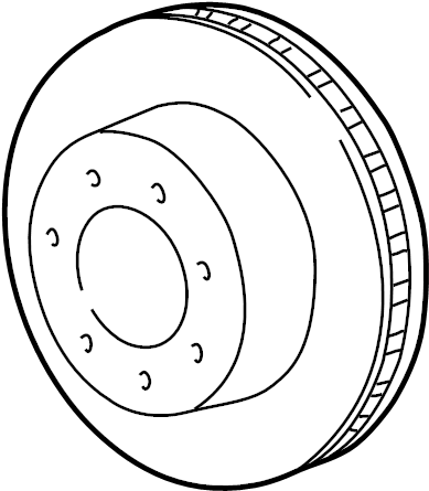 View 1C3Z1V125K Disc Brake Rotor Full-Sized Product Image