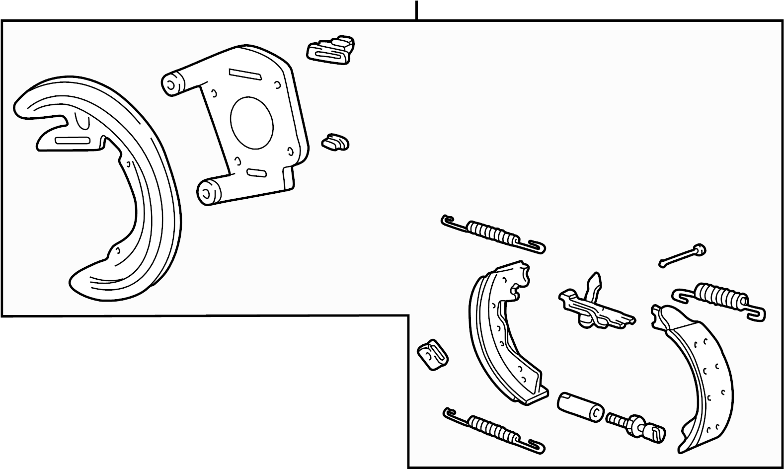 View 4C3Z2210AA Parking Brake Assembly (Rear) Full-Sized Product Image