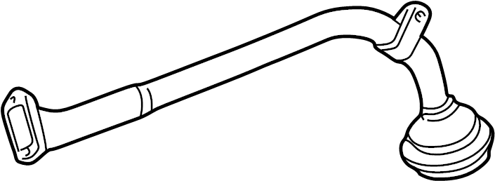 View F7TZ6622AAA Engine Oil Pump Pickup Tube Full-Sized Product Image
