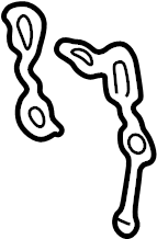 View YC3Z6020BA Engine Timing Cover Gasket (Front) Full-Sized Product Image
