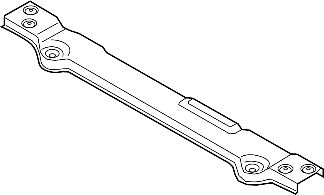 View CK4Z8125A Radiator Support Tie Bar (Upper, Lower) Full-Sized Product Image