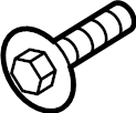 View W715919S442 Radiator Support Panel Bolt (Upper, Lower) Full-Sized Product Image