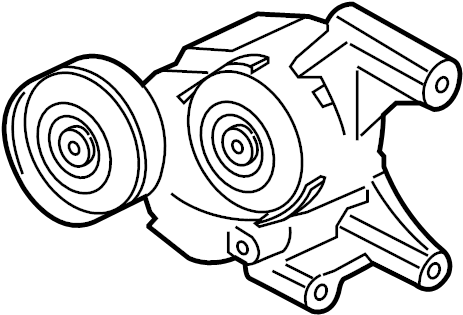 View BB3Z6A228A Accessory Drive Belt Tensioner Assembly Full-Sized Product Image
