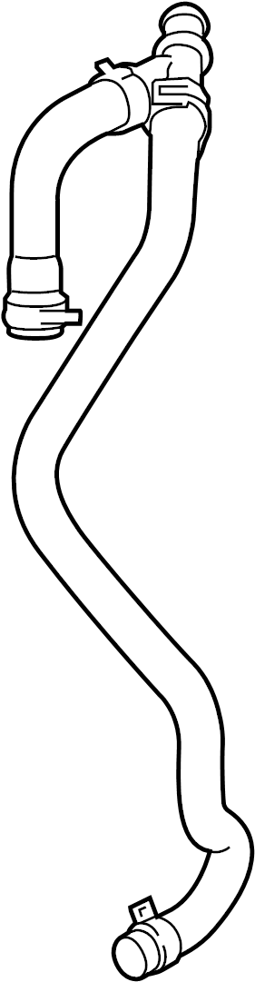 View CK4Z7890F Engine Coolant Hose Full-Sized Product Image