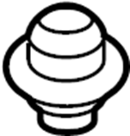 View 1S7Z8125E Insulator. Radiator. (Upper, Lower) Full-Sized Product Image